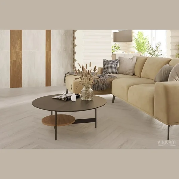 Виниловый ламинат VINILAM PARQUET HERRINGBONE 6,5 мм IS11366 Паркет Санторини (2,07)