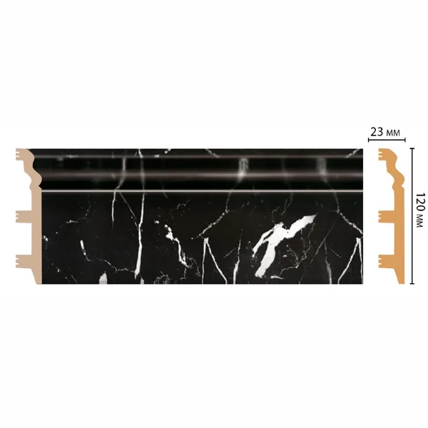 Плинтус напольный DECOMASTER D233-78ДМ (120*23*2400мм)