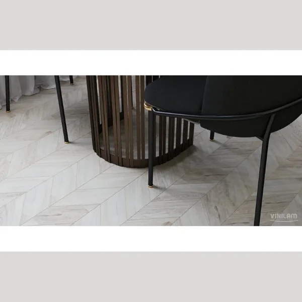 Виниловый ламинат VINILAM PARQUET CHEVRON 8,5 мм RI4777CL7 Шеврон Бриссак (1.58)