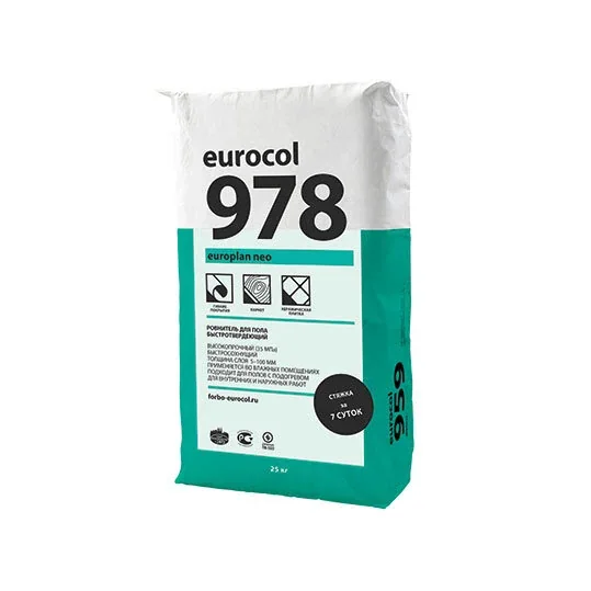 Ровнитель для пола быстротвердеющий Eurocol 978 Europlan Neo 20 кг